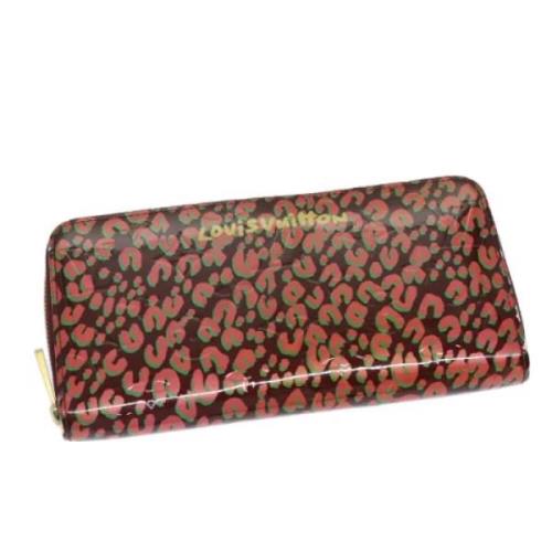 Pre-owned Leather wallets Louis Vuitton Vintage , Pink , Dames