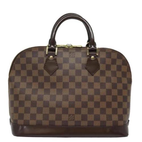 Pre-owned Canvas handbags Louis Vuitton Vintage , Brown , Dames