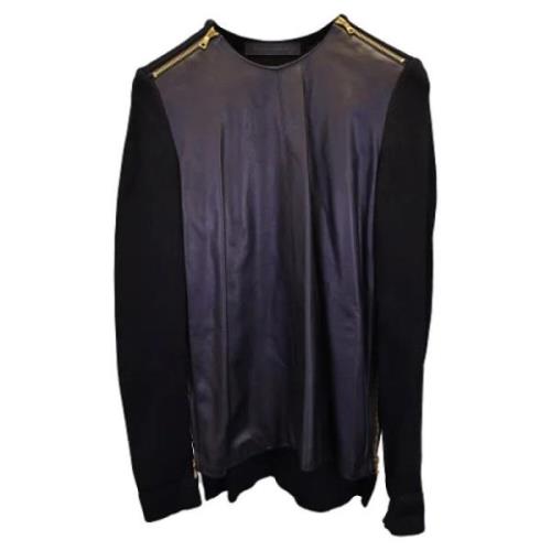 Pre-owned Leather tops Proenza Schouler Pre-owned , Black , Dames