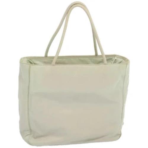 Pre-owned Nylon handbags Prada Vintage , White , Dames