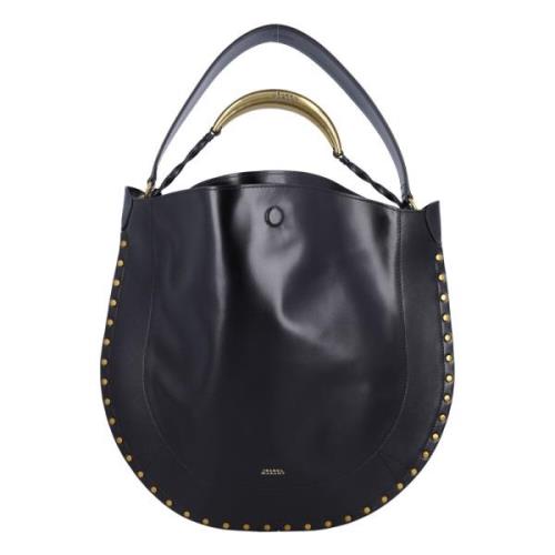 Zwart Goud Oskan Hobo Handtas Isabel Marant , Black , Dames