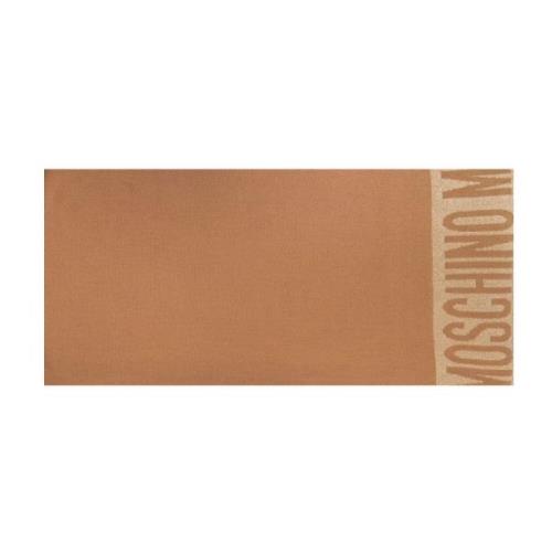 Bruine Sjaal Aw24 Accessoires Vrouwen Moschino , Brown , Dames