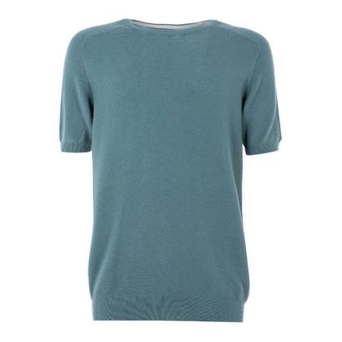 Heren Blauw Zomer T-Shirt Liu Jo , Blue , Heren