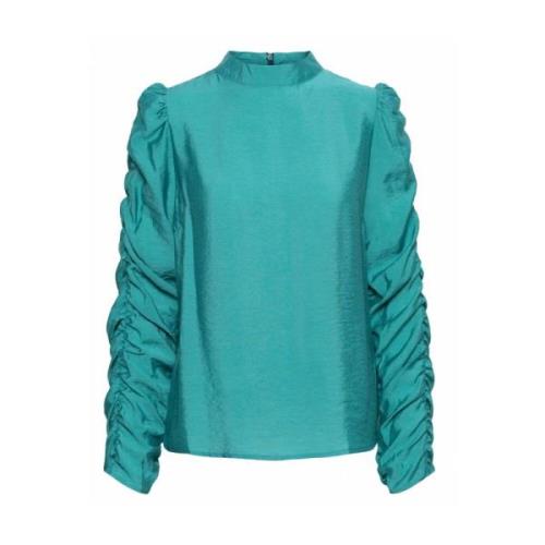 Lange Mouw Top Evie &Co Woman , Blue , Dames