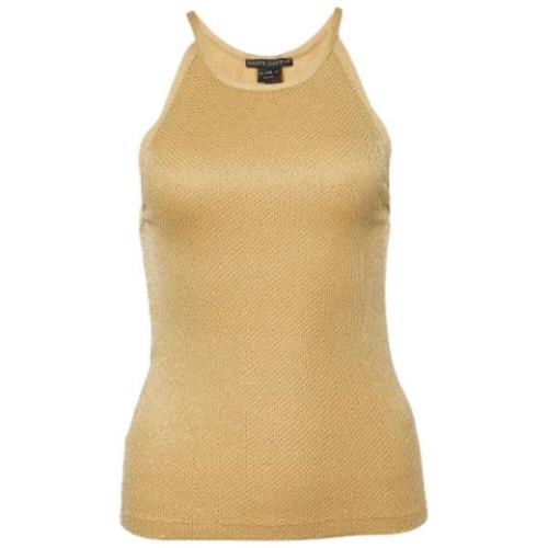 Pre-owned Fabric tops Ralph Lauren Pre-owned , Yellow , Dames