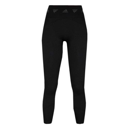 Leggings Adidas , Black , Dames