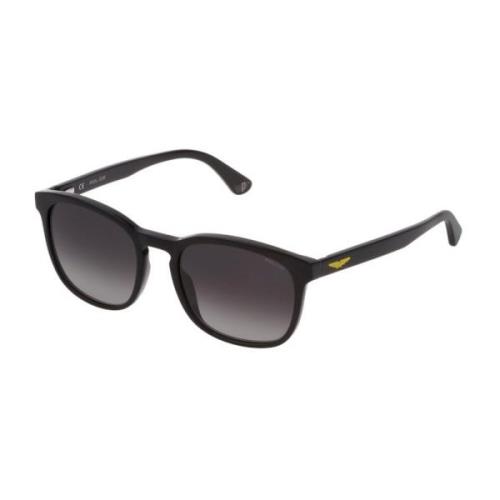 Lite 3 Zonnebril Zwarte Frame Grijze Lenzen Police , Black , Heren