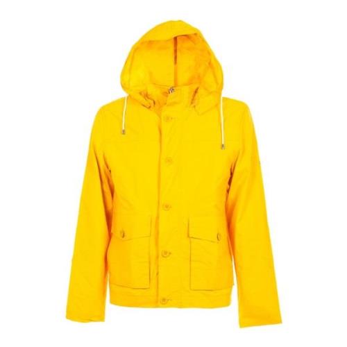 Heren Windjack - Sportief en Elegant Tommy Hilfiger , Yellow , Heren