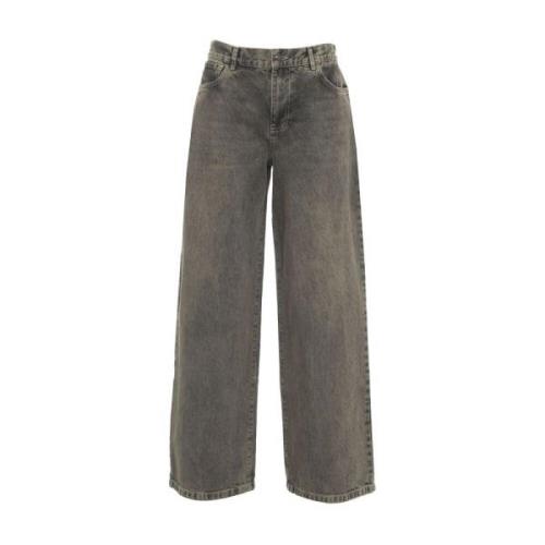 Grijze Jeans Aw24 Dameskleding 8PM , Gray , Dames