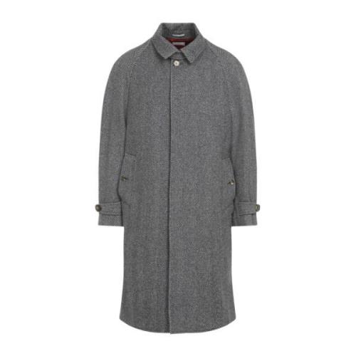 Grijze Medium Jas Brunello Cucinelli , Gray , Heren