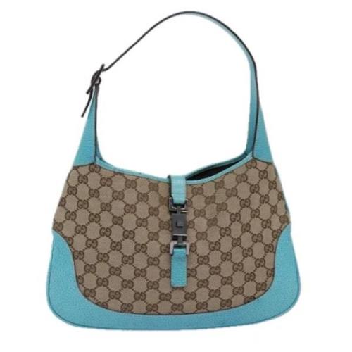 Pre-owned Canvas gucci-bags Gucci Vintage , Blue , Dames