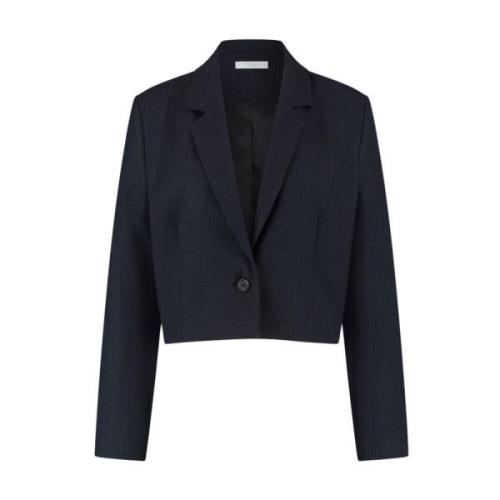 Jody Stripe Blazer By-Bar , Blue , Dames