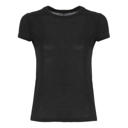 Zwarte Crew Neck T-shirt voor Vrouw Rick Owens , Black , Dames