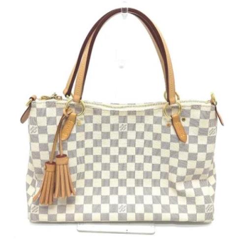 Pre-owned Fabric louis-vuitton-bags Louis Vuitton Vintage , White , Da...