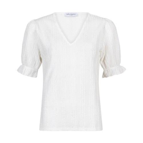 Korte Mouw Top Khalani Lofty Manner , White , Dames