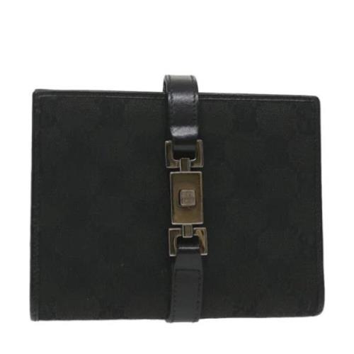 Pre-owned Canvas home-office Gucci Vintage , Black , Dames