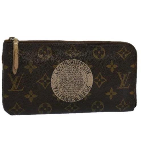 Pre-owned Canvas wallets Louis Vuitton Vintage , Brown , Dames