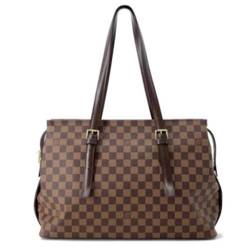 Pre-owned Canvas louis-vuitton-bags Louis Vuitton Vintage , Brown , Da...