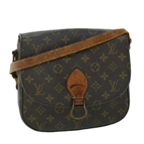 Pre-owned Canvas shoulder-bags Louis Vuitton Vintage , Brown , Dames