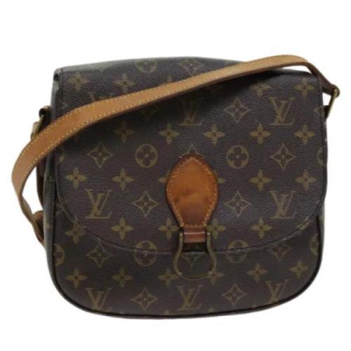 Pre-owned Canvas shoulder-bags Louis Vuitton Vintage , Brown , Dames