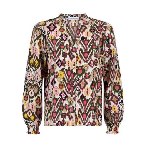 Kimber Lange Mouw Blouse Lofty Manner , Multicolor , Dames