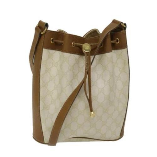 Pre-owned Leather gucci-bags Gucci Vintage , White , Dames