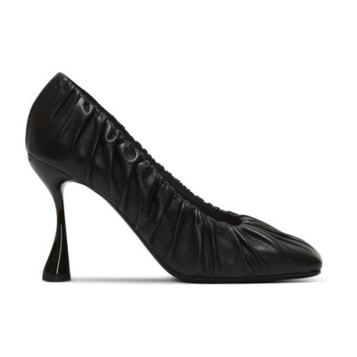 Eden pumps in verzameld lamsvacht Balmain , Black , Dames