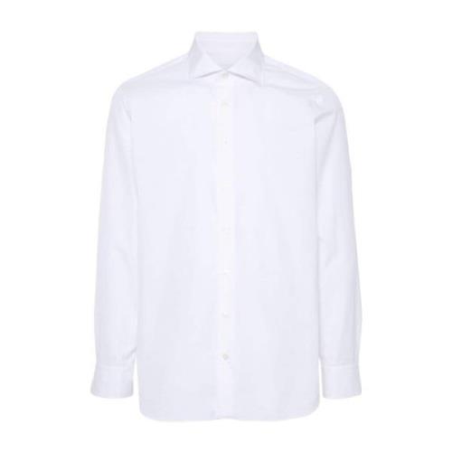 Wit Overhemd Klassieke Stijl Lardini , White , Heren