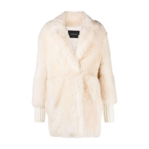 Dameskleding Jassen Jassen Wit Aw23 Fabiana Filippi , White , Dames