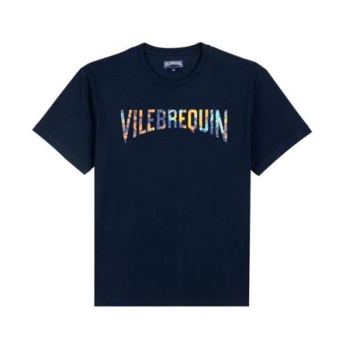 Tie & Dye Oversize T-shirt voor heren Vilebrequin , Blue , Heren