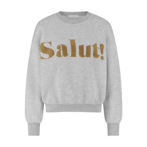 Bibi Salut Sweater By-Bar , Gray , Dames