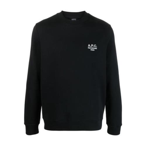 Zwarte Sweatshirts voor Heren Aw23 A.p.c. , Black , Heren