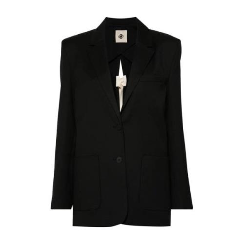 Zwarte Bow Blazer The Garment , Black , Dames