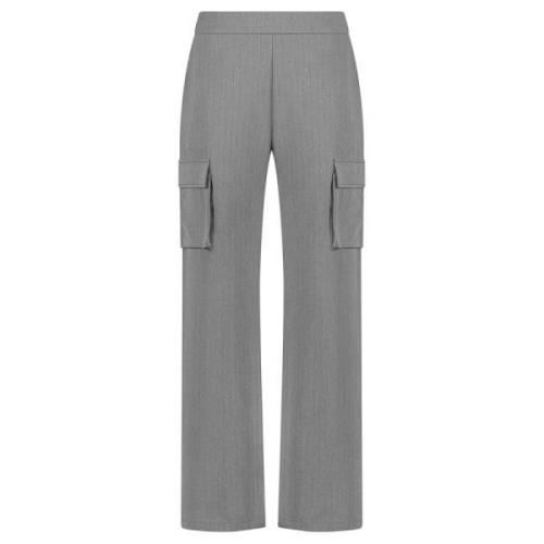 Gestreepte Hamburg Broek Fw240311 Nukus , Gray , Dames