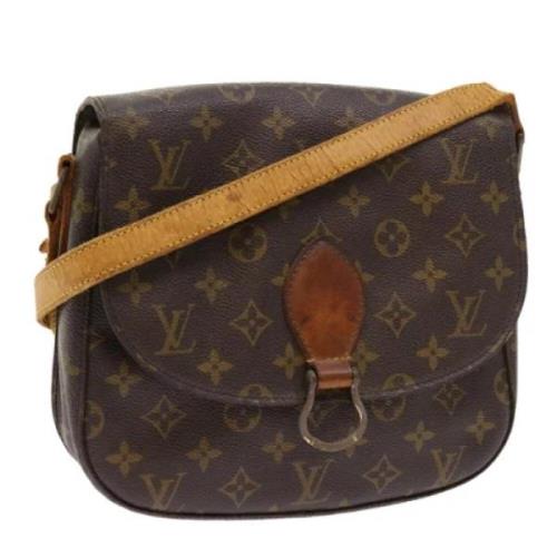 Pre-owned Canvas shoulder-bags Louis Vuitton Vintage , Brown , Dames