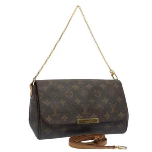 Pre-owned Canvas shoulder-bags Louis Vuitton Vintage , Brown , Dames