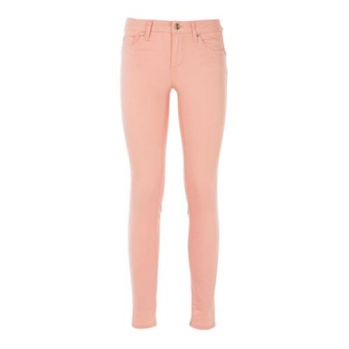 Skinny Roze Broek Outlet Prijs Liu Jo , Pink , Dames