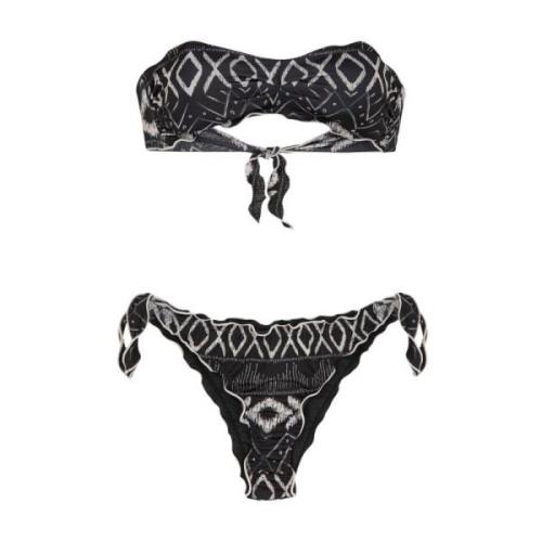 Bikini Fascia E Slip Nodi Regolabile Frou Frou Ethos F**k , Multicolor...