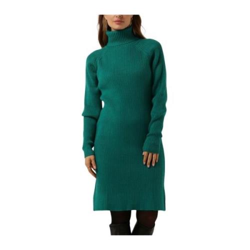 Gebreide Coltrui Jurk Groen Minus , Green , Dames