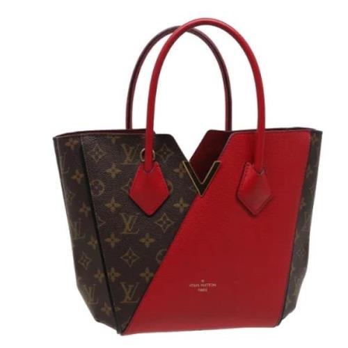 Pre-owned Canvas handbags Louis Vuitton Vintage , Red , Dames