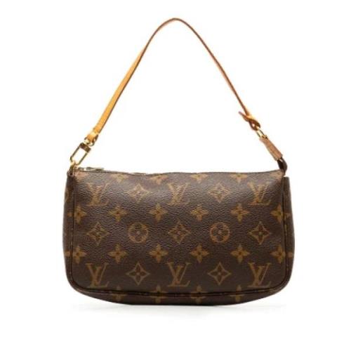 Pre-owned Canvas louis-vuitton-bags Louis Vuitton Vintage , Brown , Da...