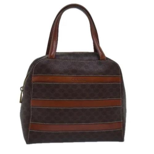 Pre-owned Leather handbags Celine Vintage , Brown , Dames