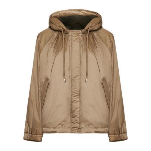 Omkeerbare Kameel Khaki Jas Max Mara Weekend , Brown , Dames