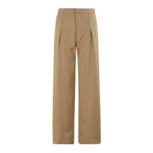 Stijlvolle Broek voor Vrouwen Dondup , Beige , Dames