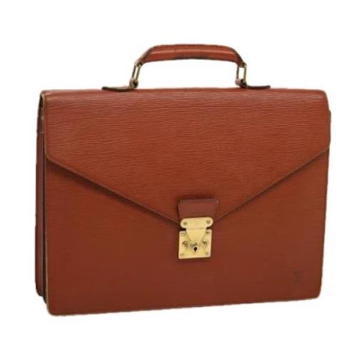 Pre-owned Leather louis-vuitton-bags Louis Vuitton Vintage , Brown , D...