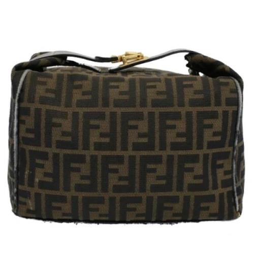 Pre-owned Canvas handbags Fendi Vintage , Brown , Dames