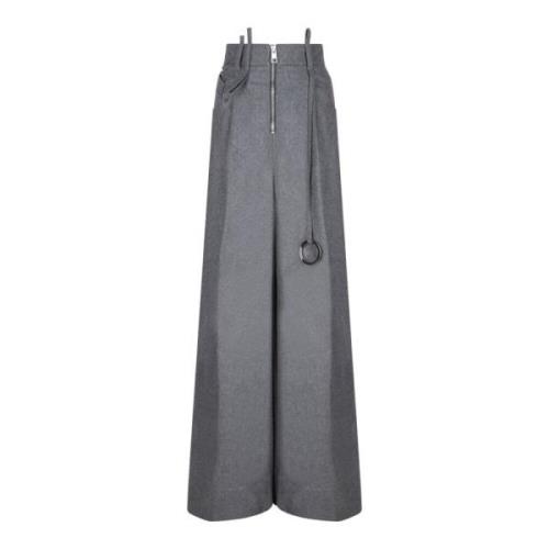 Grijze Broek Elegante Stijl The Attico , Gray , Dames