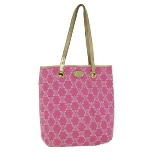 Pre-owned Canvas celine-bags Celine Vintage , Pink , Dames