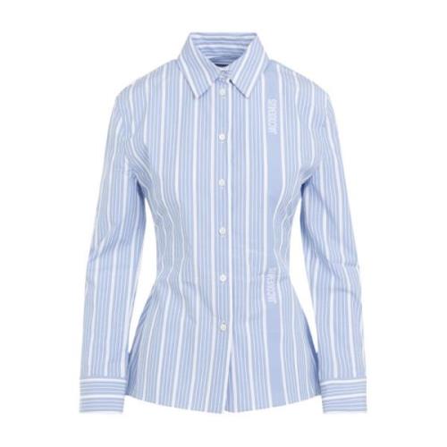 Blauwe Shirts voor Vrouwen Aw24 Jacquemus , Blue , Dames