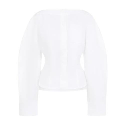 Witte Shirts voor Vrouwen Aw24 Jacquemus , White , Dames